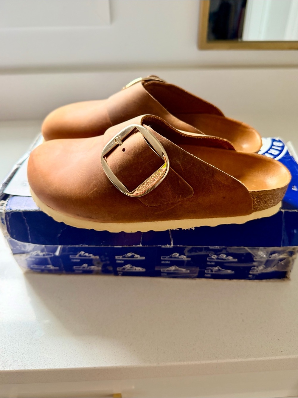 Boston Big Buckle Cognac 36